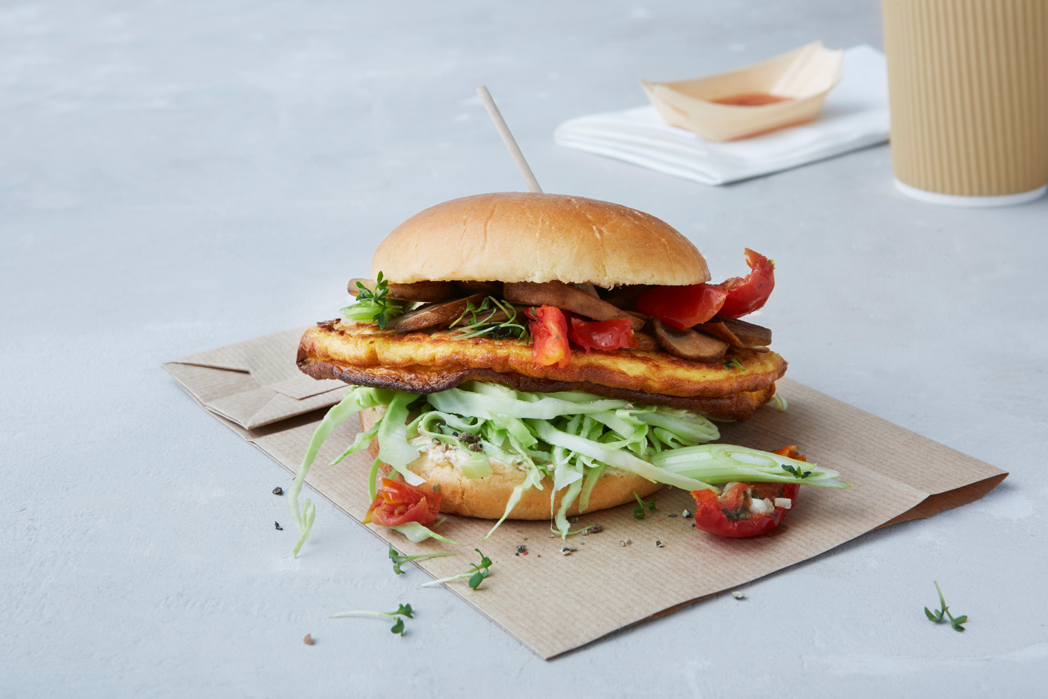 50 Omelettes with ham and cheese 